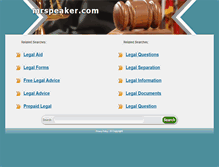 Tablet Screenshot of mrspeaker.com
